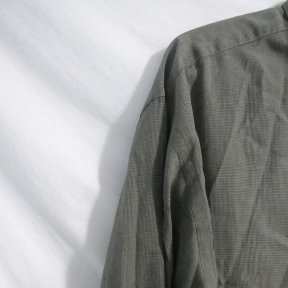 PROTOCOL | 16.5 / 34-35 | Plaid Button-Up Front Dress Shirt With Chest Pocket - Picture 3 of 16